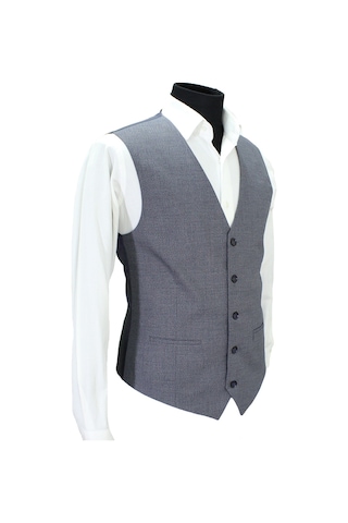 Mentor Regalo Erkek Yelek V Yaka Lacivert Desenli 50610 L