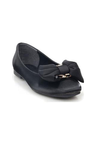 Papuçcity Fendi 03467 Kadın Günlük Fiyonklu Babet Sıyah