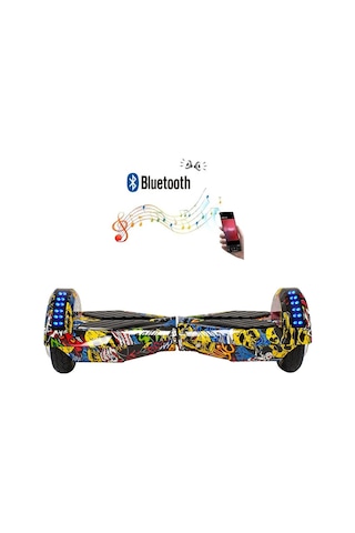 Citymate Smart Balance Elektrikli Kaykay Hoverboard 8.5 İnch Akıllı Denge Ledli Bluetooth Hoparlörlü D01