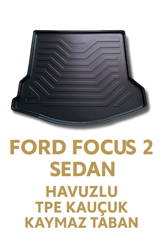 Ford Focus 2 2004 2011 Uyumlu 3d Bagaj Havuzu Premium