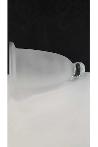 Kandil Avize Camı 16cmx11 Cm Beyaz
