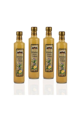 Fermente Biberiye Limon Sirkesi 500 Ml X4 4'lü Paket Fermente Biberiye Limon Sirkesi 500 Ml X4 4'lü Paket
