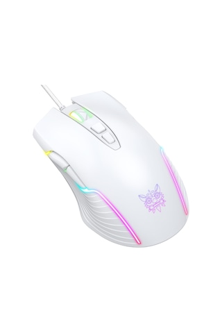Onıkuma Cw905 Rgb Aydınlatma Kablolu Fare Beyaz Diğer