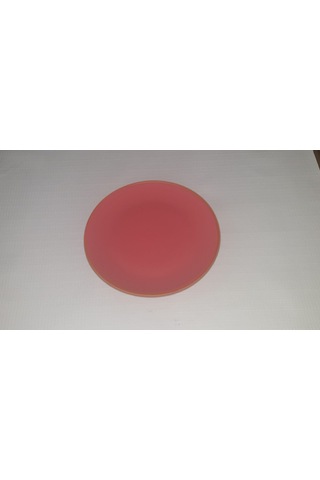 Seramik Sunum Tabağı 18 Cm Pembe 6 Adet