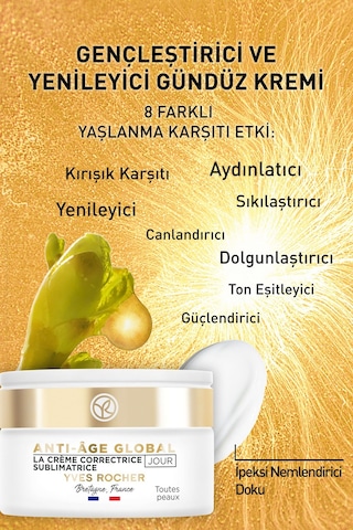 Yves Rocher Global - Gençleştirici Ve Yenileyici Gündüz Kremi-50 ML