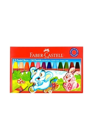 Faber Castell Karton Kutu Pastel Boya, 12 Renk Genel