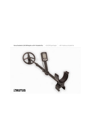 Rutus Versa Dedektör Sr-1 Kablosuz Kulaklık Ve 28cm Dd Başlık İle