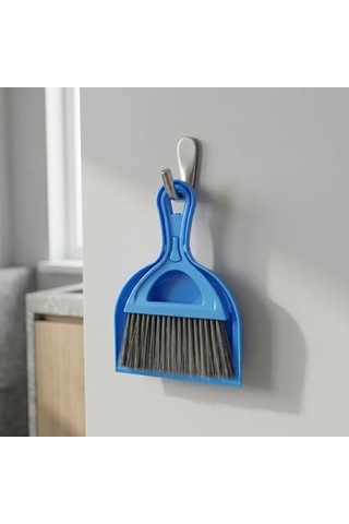 Orret Home Mini Faraşlı Fırça Seti Masa Temizleme Fırçası Araç İçi Temizlik Süpürgesi Mini Süpürge El Fırçası Toz Kir Toplama Aparatı Ofis Mutfak Araba Temizlik Seti Ergonomik Kompakt Tasarım Asorti