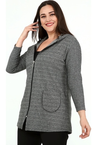 Büyük Beden Sweatshirt 40A-1932 554684548 Çok Renkli