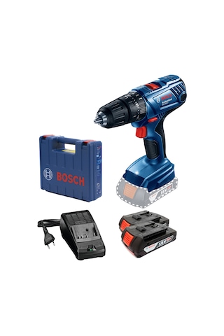 Bosch Professional GSB 180-LI 2.0 Ah Çift Akülü Darbeli Delme Vidalama Makinesi - 06019F8307