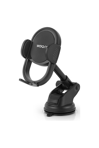 Araç İçi Uzayan Ayarlanabilir Vantuzlu Otomatik Telefon Tutucu - Cam Ve Torpido Için Yüksek Kalite Wch-310