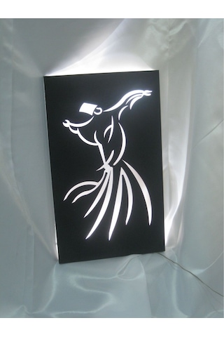 30X45Cm M3 Decorium Ledli Semazen Duvar Aydınlatması