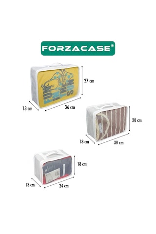 6lı Çekmece Dolap İçi Bavul İçi Seyahat Çantası Organizer - Fc816