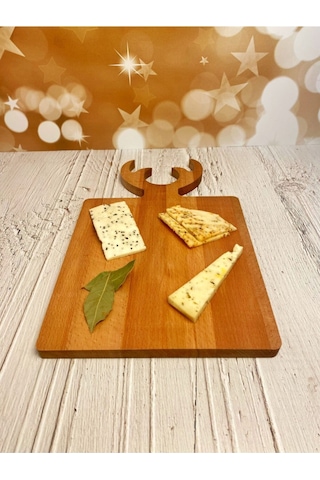 Geyik Model Kesme Tahtası / Sunum Tabağı Ahşap