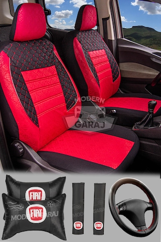 Fiat Albea Tipo Linea Palio Egea Tempra Full Set Gofrajlı Kırmızı