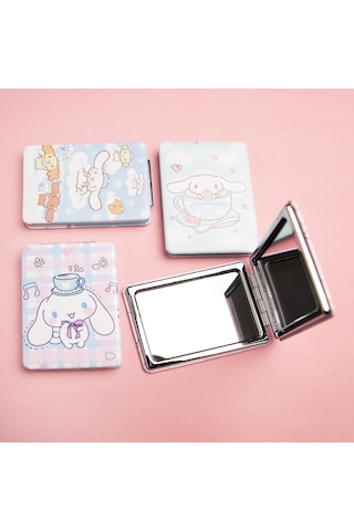 Hello Kitty Tasarımlı Dikdörtgen Ayna Cep Boy 1 Adet-1633 Çok Renkli