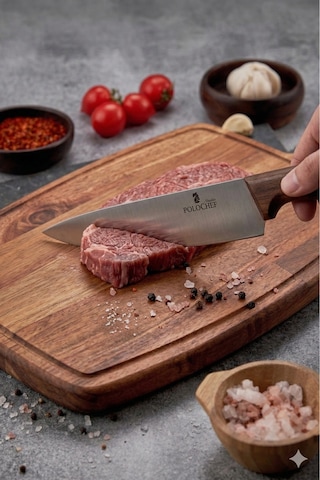 Samuray Şef,chef, Kasap Bıçağı Renkli