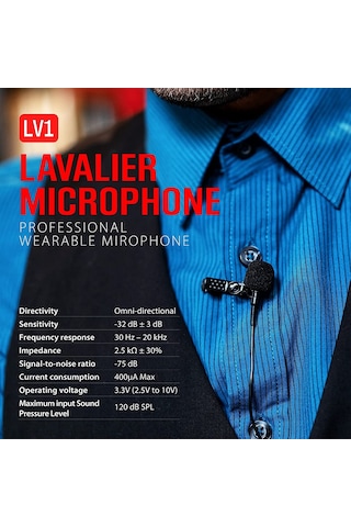 Xvive Lv1 Lavalier Mikrofon