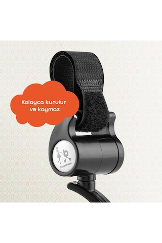 Gezenbebe 360 Derece Dönebilen Bebek Arabası Kancası