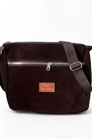 Vellbags Çikolata Kahve Kadın Omuz Çantası Modern Fermuarlı Günlük Çanta Acıkahve
