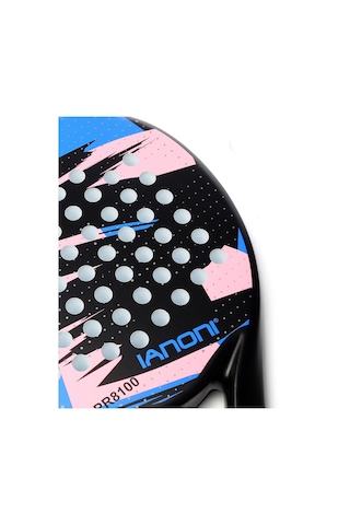 Karbon Fiber Padel Raketi Mavi-pembe