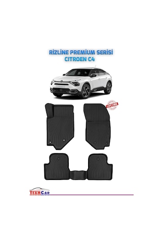 Teamcar Citroen C4 2021 Sonrası Uyumlu Premium Seri Havuzlu Paspa