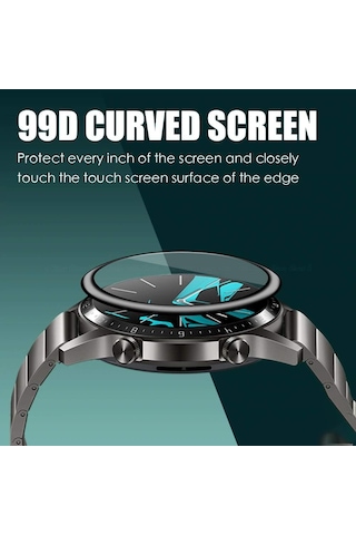 Coverzone Huawei Watch Gt6 İle Uyumlu 46mm Pmma Pet Dungeon Armor Saat Ekran Koruyucu Watch Gt6 Ekran Koruma Siyah Siyah, Huawei Watch Gt6 46mm Sku: Smg8690010102232