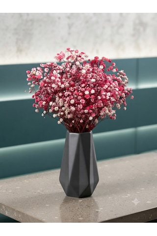 Şoklanmış Kurutulmuş Cipso Çiçeği 1 Demet 50-60gr - 35-45cm Kırmızı