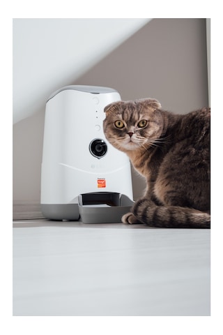 Otomatik 1080p Kameralı Mama Kabı Uzaktan Wifi Kontrollü