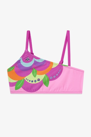 Penti Pembe Kız Çocuk Flower Tek Omuz Bikini Takımı