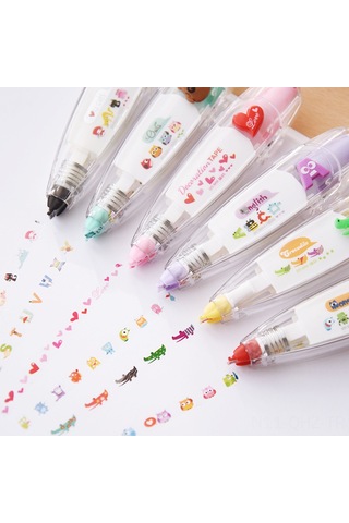 Aubyhe Lemon Desenli Pembe Kenar Tamirat Bandı - Öğrenci, El Defteri, Dıy Günlük Dekorasyon Aracı - Kullanıması Kolay Ve Dayanıklı Diğer