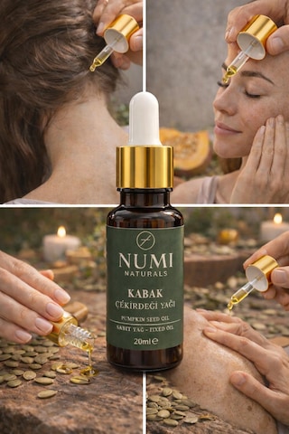 Kabak Çekirdeği Yağı 20 Ml %100 Saf Pumpkin Seed Oil Saç Ve Cilt Bakım Yağı
