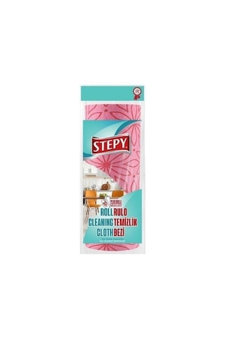Stepy Rulo Temizlik Bezi Renkli 10 Yaprak Çok Renkli Stepy Rulo Temizlik Bezi Renkli 10 Yaprak Çok Renkli