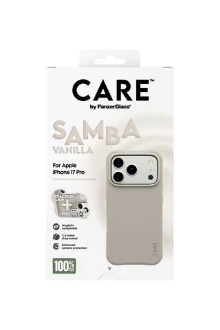 Care By Panzerglass Fashionable Apple Uyumlu iPhone 17 Pro Samba Vanilla Magsafe Kılıf