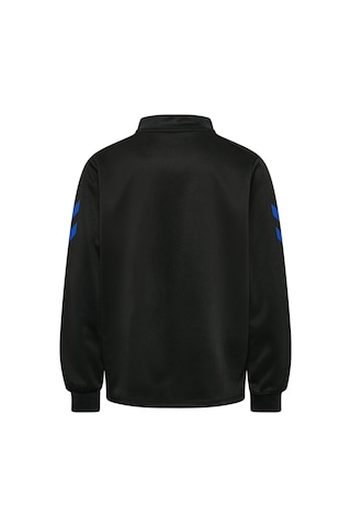 Hummel Logolu Kolej Yaka Fermuarlı Eşofman Takımı Unisex Çocuk Eşofman Takımı 236383-2431 Siyah