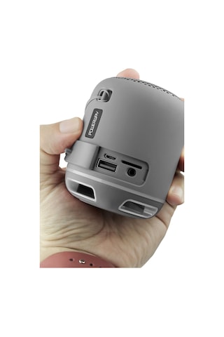 Powerway C4 Gümüş Taşınabilir Bluetooth Hoparlör