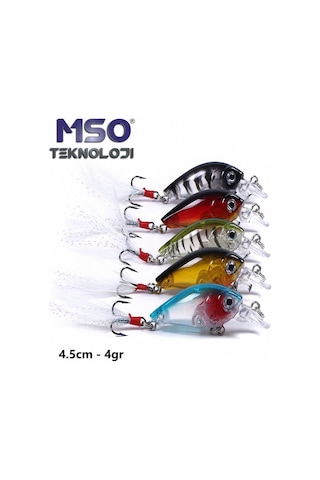 MSO Olta Balıkçılık Minnow 4.5cm 4gr Rapala Yapay Yem