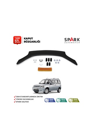 Citroen Berlingo 2004-2009 Yılı Arası Uyumlu Kaput Rüzgarlığı 3mm