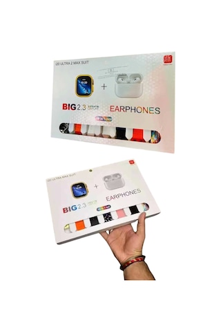 Akıllı Saat Bluetooth Kulaklık Adımsayar Sağlık Takibi Çağrı Cevaplama