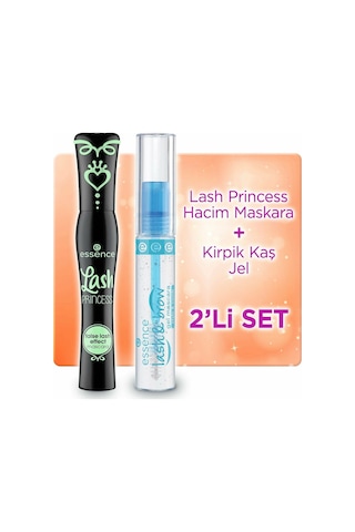Essence Lash Princess Hacim Maskara + Essence Kaş Kirpik Jeli