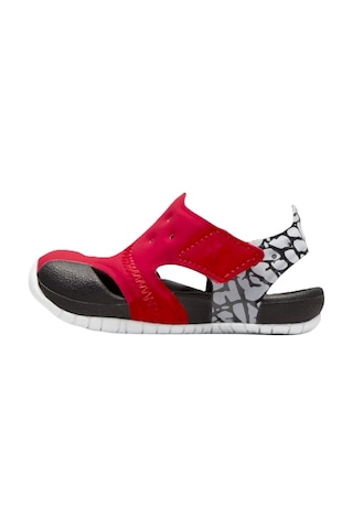 Nike Jordan Flare Cırtlı Bebek Sandalet Siyah Bordo Siyah - Kırmızı