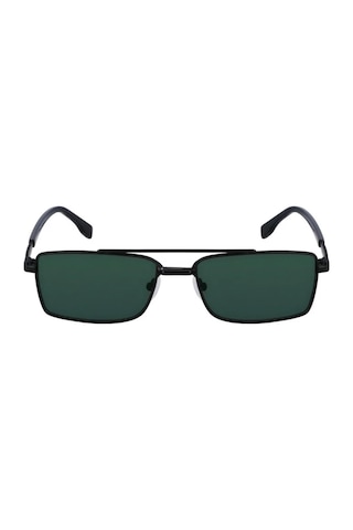 Karl Lagerfeld Kl348s 002 56 Unisex Dikdörtgen Siyah Metal Güneş Gözlüğü