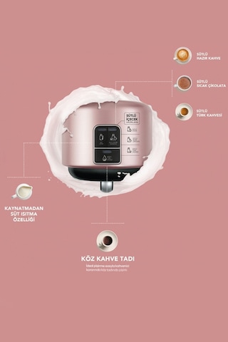 Karaca Hatır Mod Sütlü Türk Kahve Makinesi Rose Gold