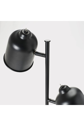 Ikea Antrasit Şık Lambader - Yer Ve Okuma Lambası