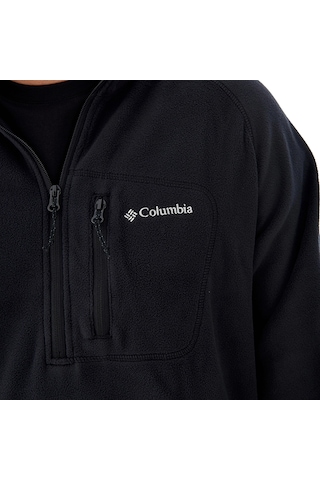 Columbia Fast Trek Iıı Yarım Fermuarlı Erkek Polar Siyah Xm6410-0 Siyah