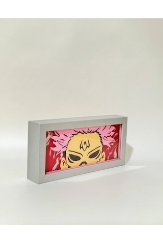 Jujutsu Kaisen 3d Led Aydınlatma - 16 X 26 Renkli
