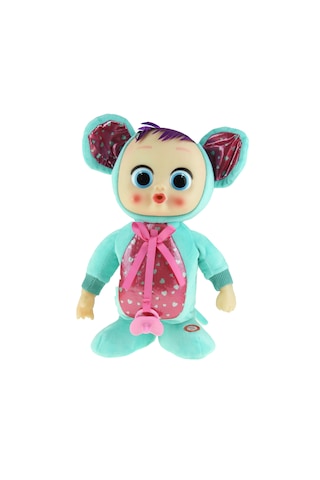 Oyuncak Bebek Sevimli Koca Göz Tavşan Bebek Sesli Hareketli 30 Cm