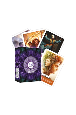Pia Tarot Kehanet Destesi, Açıklamalı 47 Kart Kutulu Set