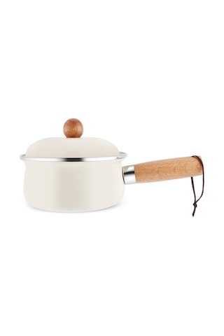 Karaca Elvin Emaye Kapaklı Sosluk Krem