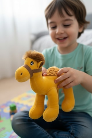 Sevimli Deve Peluş Oyuncak 20 Cm Çok Renkli